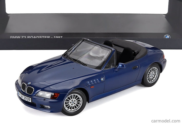 BMW Z3 Roadster Cabriolet 1999 1:18 Minichamps modrá metalická