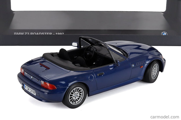 BMW Z3 Roadster Cabriolet 1999 1:18 Minichamps modrá metalická