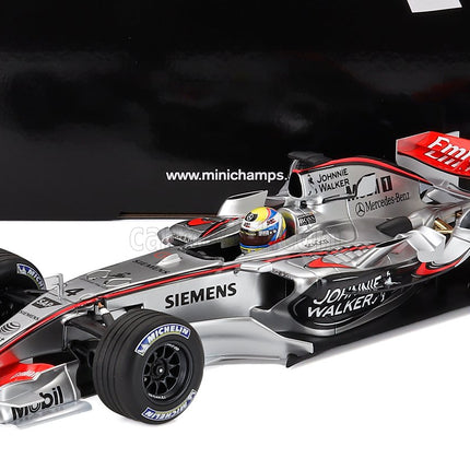 Mclaren F1 MP4/21 Team Mclaren Mercedes N°4 Sezóna 2006 Juan Pablo Montoya 1:18 Minichamps strieborná čierna červená