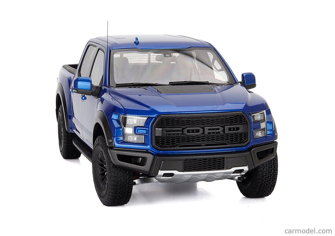 Ford F-150 Raptor Pick-UP Double Cabine 2019 1:18 AUTOart modrá
