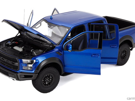 Ford F-150 Raptor Pick-UP Double Cabine 2019 1:18 AUTOart modrá