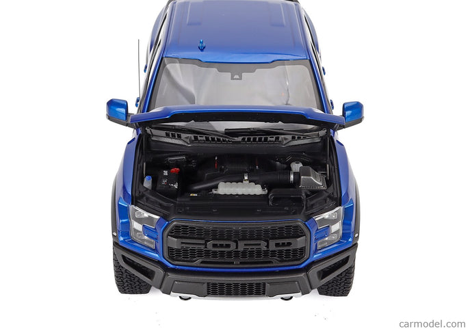 Ford F-150 Raptor Pick-UP Double Cabine 2019 1:18 AUTOart modrá
