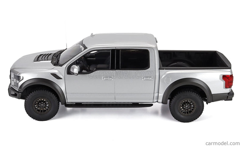 Ford F-150 Raptor Pick-UP Double Cabine 2019 1:18 AUTOart strieborná