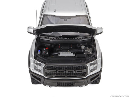 Ford F-150 Raptor Pick-UP Double Cabine 2019 1:18 AUTOart strieborná