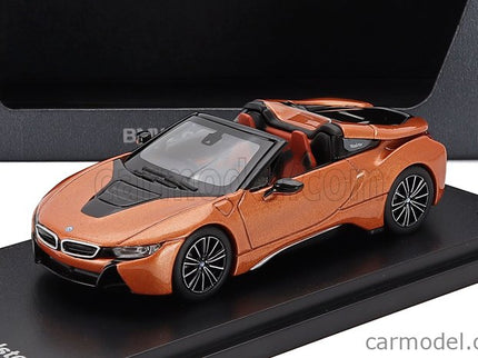 BMW i8 Hybrid Roadster (i15) 2018 1:64 Minichamps medená metalická