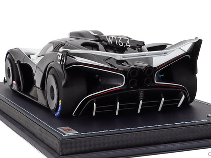 Bugatti Bolide W16.4 8.0 Four-Turbo 1850hp 500km/h 2020 1:18 MR Models Quartz biela čierna