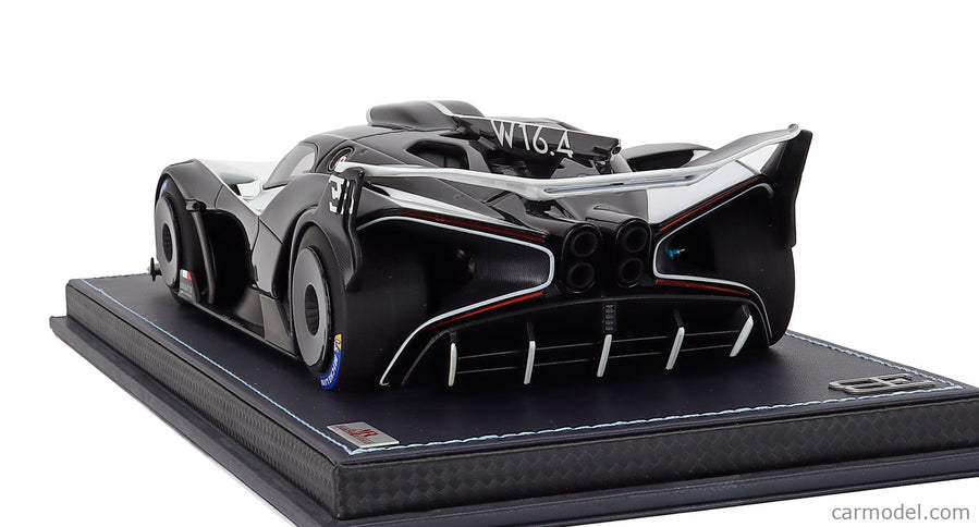 Bugatti Bolide W16.4 8.0 Four-Turbo 1850hp 500km/h 2020 1:18 MR Models Quartz biela čierna