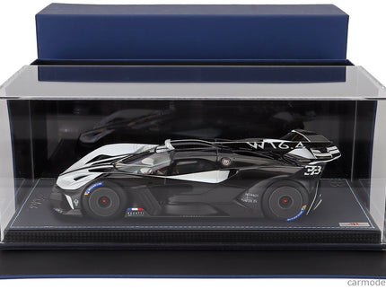 Bugatti Bolide W16.4 8.0 Four-Turbo 1850hp 500km/h 2020 1:18 MR Models Quartz biela čierna