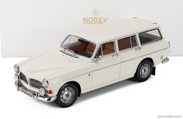 Volvo Amazon Break SW Station Wagon 1968 1:18 Norev biela