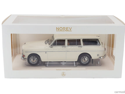 Volvo Amazon Break SW Station Wagon 1968 1:18 Norev biela