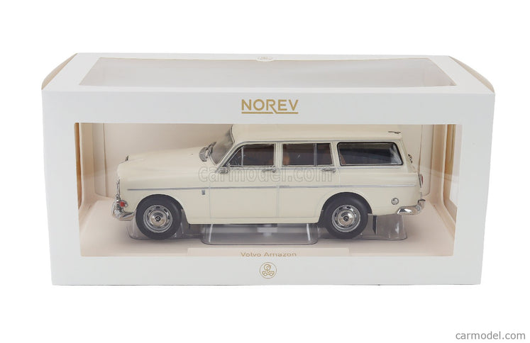 Volvo Amazon Break SW Station Wagon 1968 1:18 Norev biela