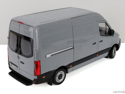 Mercedes Benz Sprinter Van Transporter 2018 1:18 Norev sivá