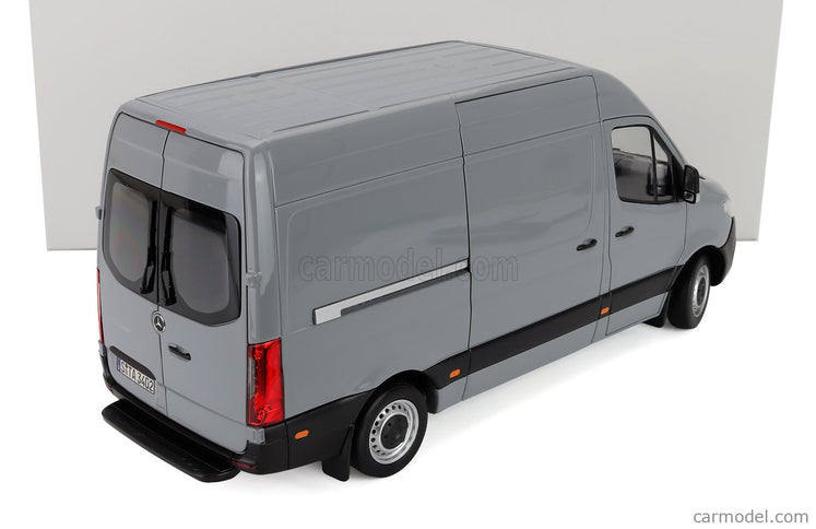 Mercedes Benz Sprinter Van Transporter 2018 1:18 Norev sivá