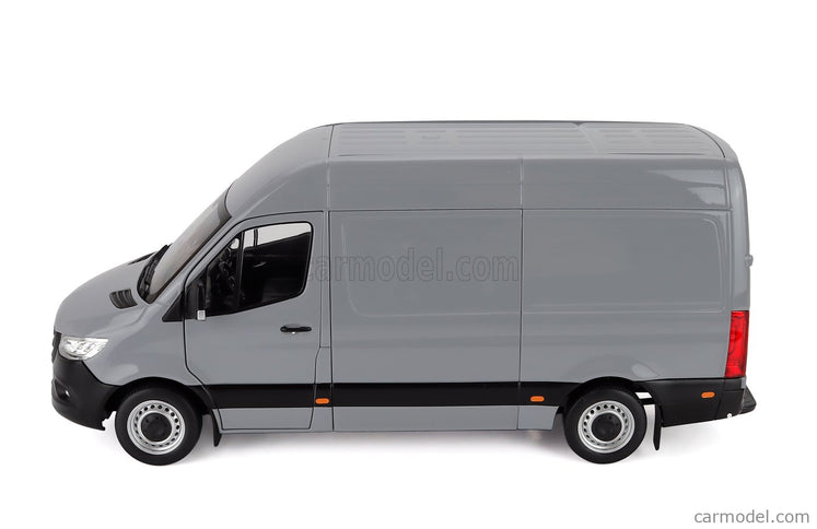 Mercedes Benz Sprinter Van Transporter 2018 1:18 Norev sivá