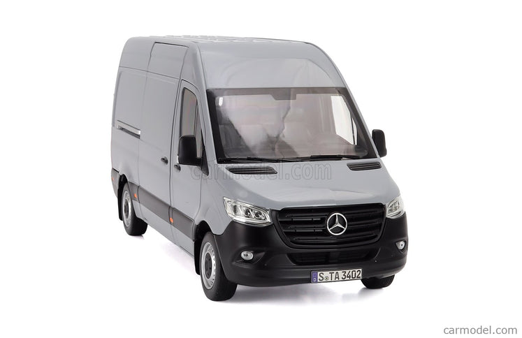 Mercedes Benz Sprinter Van Transporter 2018 1:18 Norev sivá