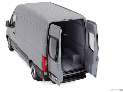 Mercedes Benz Sprinter Van Transporter 2018 1:18 Norev sivá