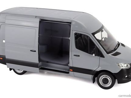 Mercedes Benz Sprinter Van Transporter 2018 1:18 Norev sivá