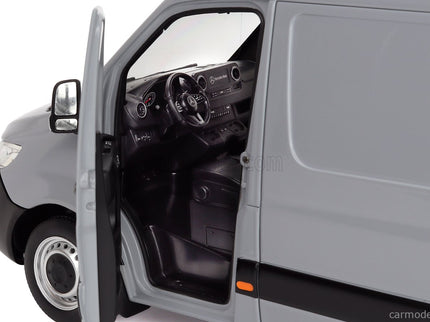 Mercedes Benz Sprinter Van Transporter 2018 1:18 Norev sivá