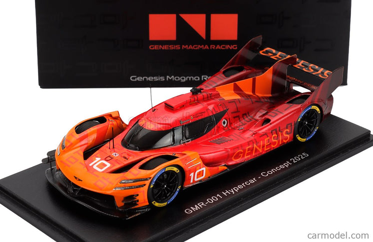Genesis Oreca GMR-001 G8MR 3.2L V8 Turbo N°10 Press 2025 1:43 Spark Model oranžová čierna