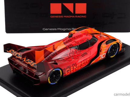 Genesis Oreca GMR-001 G8MR 3.2L V8 Turbo N°10 Press 2025 1:43 Spark Model oranžová čierna