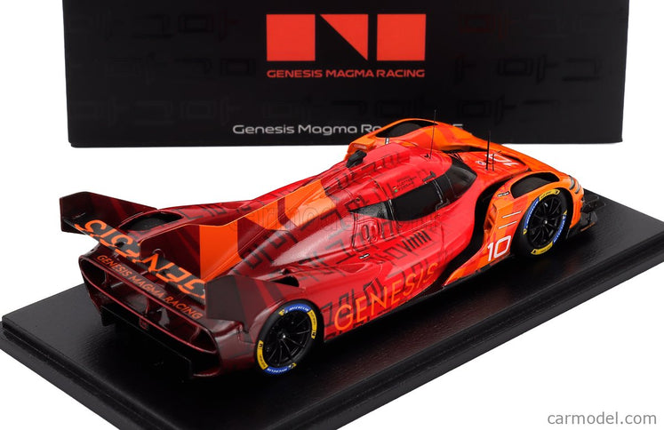 Genesis Oreca GMR-001 G8MR 3.2L V8 Turbo N°10 Press 2025 1:43 Spark Model oranžová čierna
