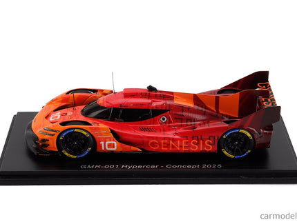 Genesis Oreca GMR-001 G8MR 3.2L V8 Turbo N°10 Press 2025 1:43 Spark Model oranžová čierna