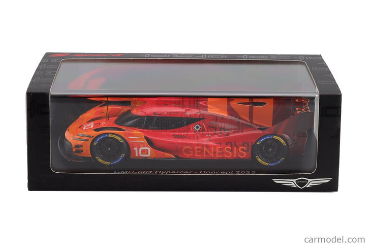 Genesis Oreca GMR-001 G8MR 3.2L V8 Turbo N°10 Press 2025 1:43 Spark Model oranžová čierna