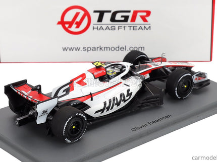 Haas F1 VF-26 Team Tgr Haas N°87 China GP 2026 Oliver Bearman 1:43 Spark Model biela červená čierna