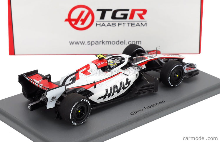 Haas F1 VF-26 Team Tgr Haas N°87 China GP 2026 Oliver Bearman 1:43 Spark Model biela červená čierna