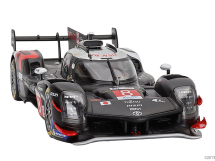 Toyota GR010 3.5L V6 Twin Turbo Hybrid Team Gazoo Racing N°8 24h Le Mans 2025 Sebastian Buemi - Brendon Hartley - Ryo Hirakawa 1:18 IXO Models čierna biela