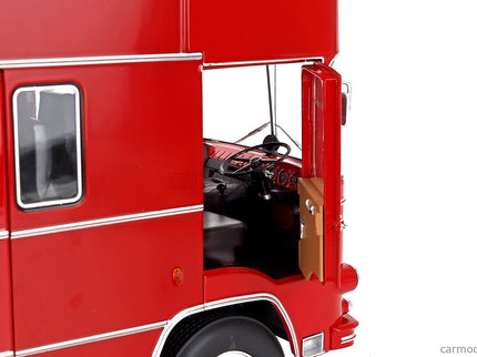 Om Fiat 150 Rolfo Nákladiak Team Scuderia Ferrari Car Transporter 24h Le Mans 70s Version 2-ASSI 1966 1:18 Werk83 červená