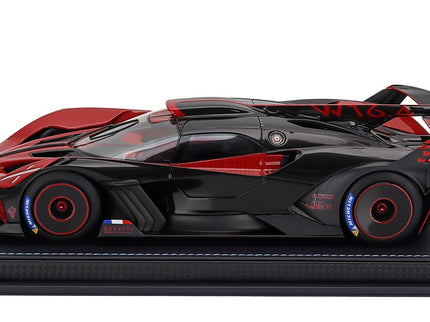 Bugatti Bolide W16.4 8.0 Four-Turbo 1850hp 500km/h 2020 1:18 MR Models Italian červená - čierna