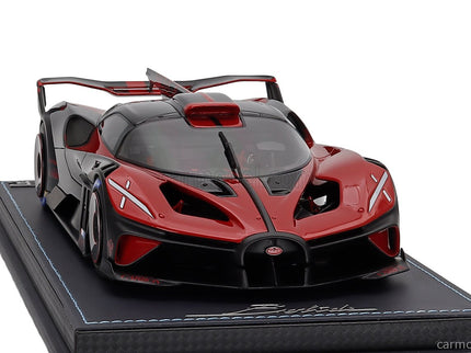 Bugatti Bolide W16.4 8.0 Four-Turbo 1850hp 500km/h 2020 1:18 MR Models Italian červená - čierna