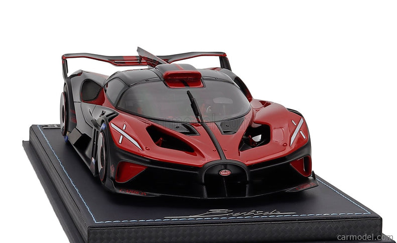 Bugatti Bolide W16.4 8.0 Four-Turbo 1850hp 500km/h 2020 1:18 MR Models Italian červená - čierna