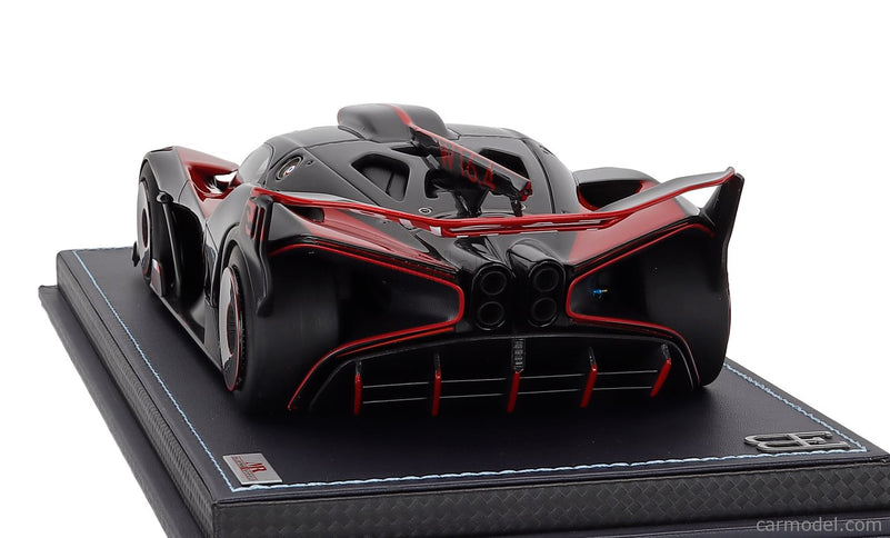 Bugatti Bolide W16.4 8.0 Four-Turbo 1850hp 500km/h 2020 1:18 MR Models Italian červená - čierna