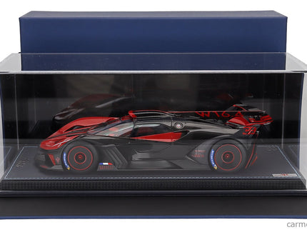 Bugatti Bolide W16.4 8.0 Four-Turbo 1850hp 500km/h 2020 1:18 MR Models Italian červená - čierna