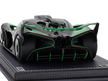 Bugatti Bolide W16.4 8.0 Four-Turbo 1850hp 500km/h 2020 1:18 MR Models zelená Piper - zelená čierna
