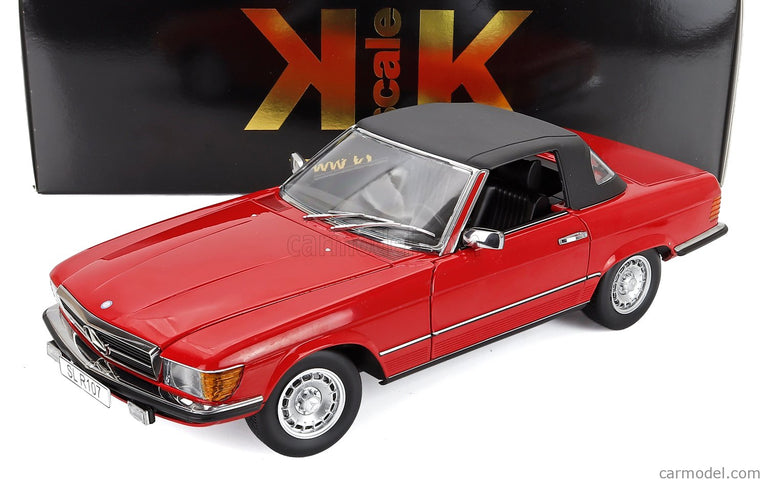 Mercedes Benz SL-Class 450SL (R107) Cabriolet 1985 1:12 KK Scale červená