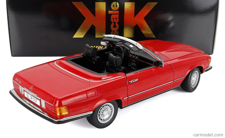 Mercedes Benz SL-Class 450SL (R107) Cabriolet 1985 1:12 KK Scale červená