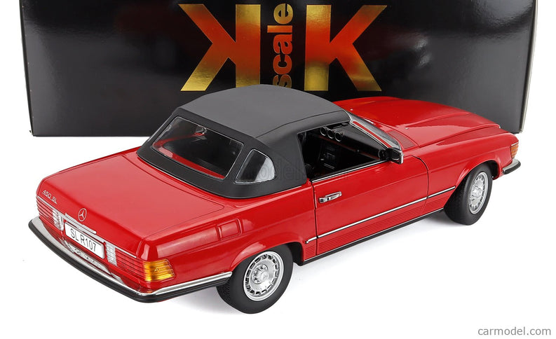 Mercedes Benz SL-Class 450SL (R107) Cabriolet 1985 1:12 KK Scale červená