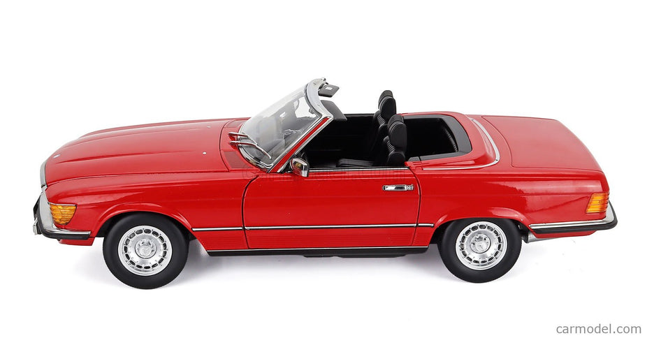 Mercedes Benz SL-Class 450SL (R107) Cabriolet 1985 1:12 KK Scale červená