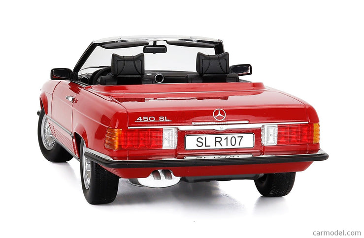 Mercedes Benz SL-Class 450SL (R107) Cabriolet 1985 1:12 KK Scale červená