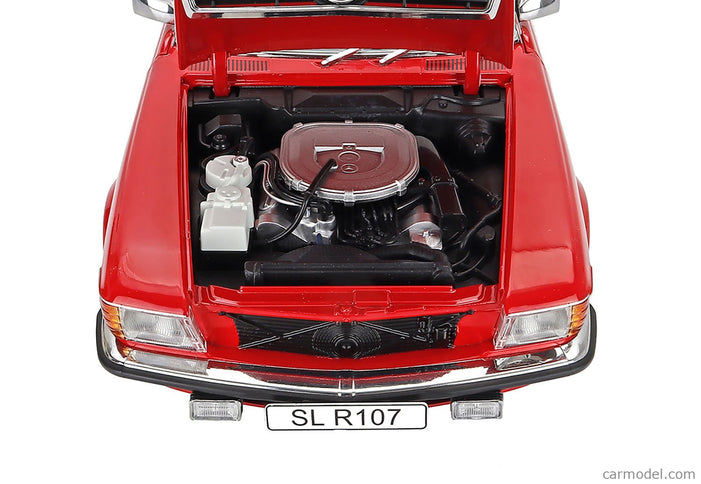 Mercedes Benz SL-Class 450SL (R107) Cabriolet 1985 1:12 KK Scale červená