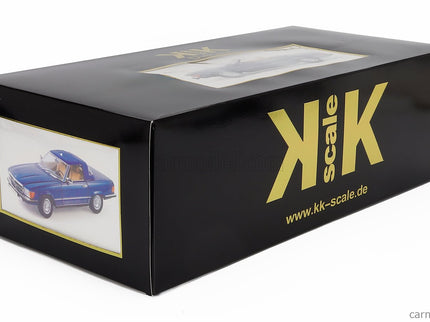 Mercedes Benz SL-Class 450SL (R107) Cabriolet 1985 1:12 KK Scale modrá metalická