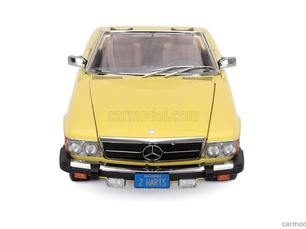 Mercedes Benz SL-Class 450SL (R107) Cabriolet USA Version 1979 1:12 KK Scale žltá