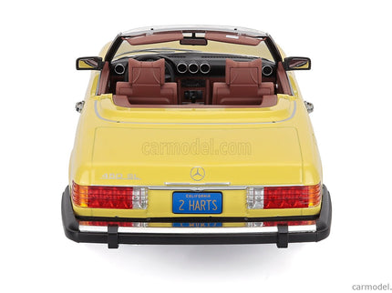 Mercedes Benz SL-Class 450SL (R107) Cabriolet USA Version 1979 1:12 KK Scale žltá