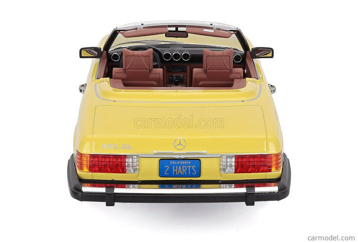 Mercedes Benz SL-Class 450SL (R107) Cabriolet USA Version 1979 1:12 KK Scale žltá