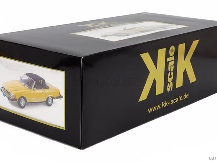 Mercedes Benz SL-Class 450SL (R107) Cabriolet USA Version 1979 1:12 KK Scale žltá