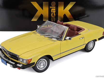 Mercedes Benz SL-Class 450SL (R107) Cabriolet USA Version 1979 1:12 KK Scale žltá