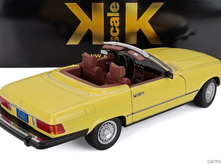 Mercedes Benz SL-Class 450SL (R107) Cabriolet USA Version 1979 1:12 KK Scale žltá